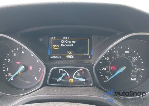 2018 Ford Focus Se из США, поврежденный, VIN 1FADP3F21JL237609